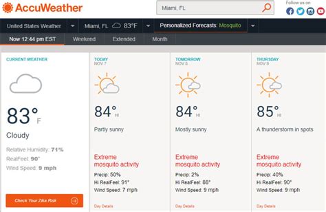 accuweather miami beach florida.